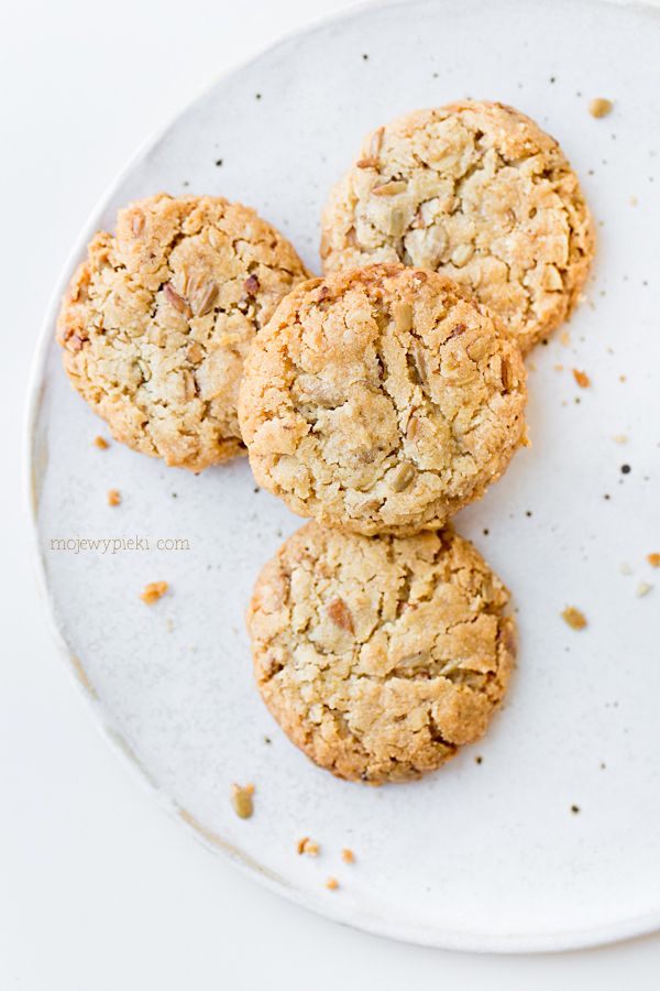 Oat and Toasted Sunflower Seed Cookies
