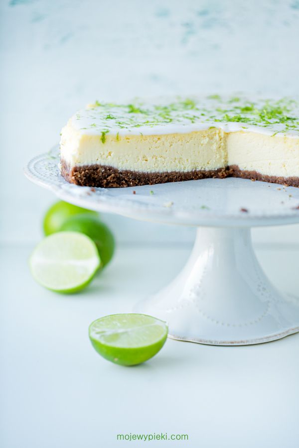 Chocolate lime cheesecake