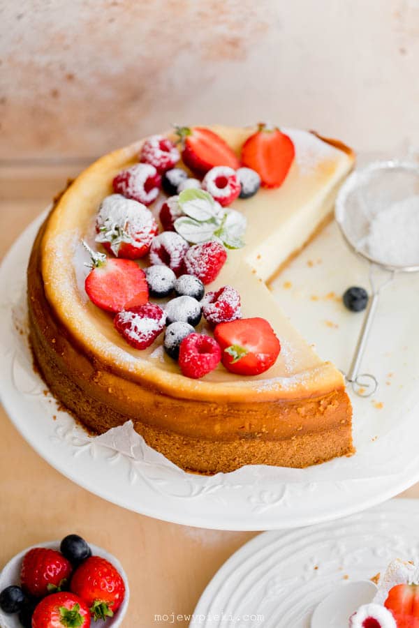 White chocolate cheesecake