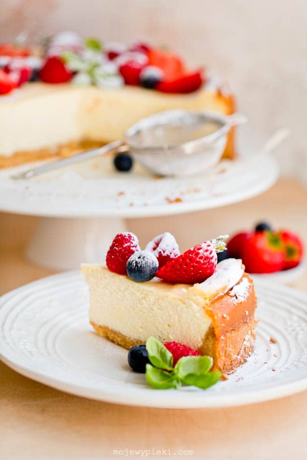 White chocolate cheesecake