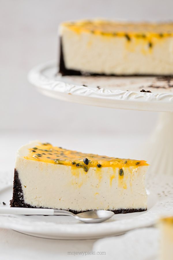 Passion fruit cheesecake