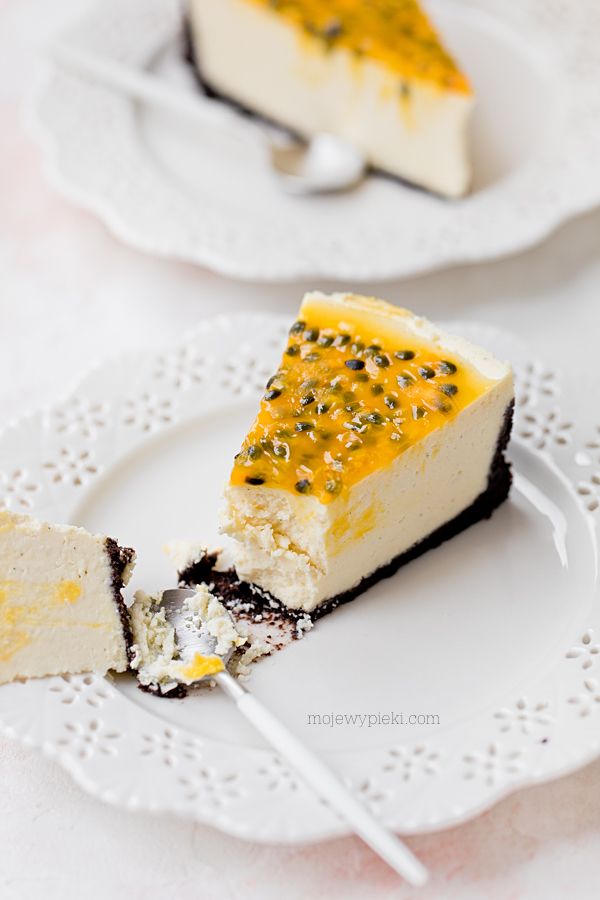 Passion fruit cheesecake