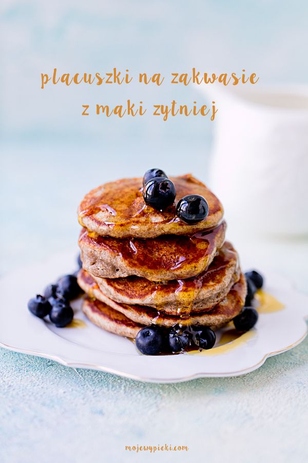 Rye sourdough pancakes
