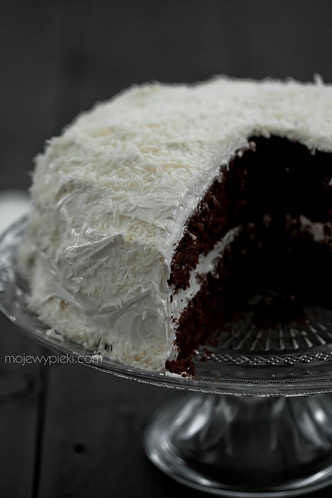 Tropical chocolate cake