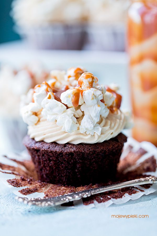 Salted caramel chocolate cupcakes
