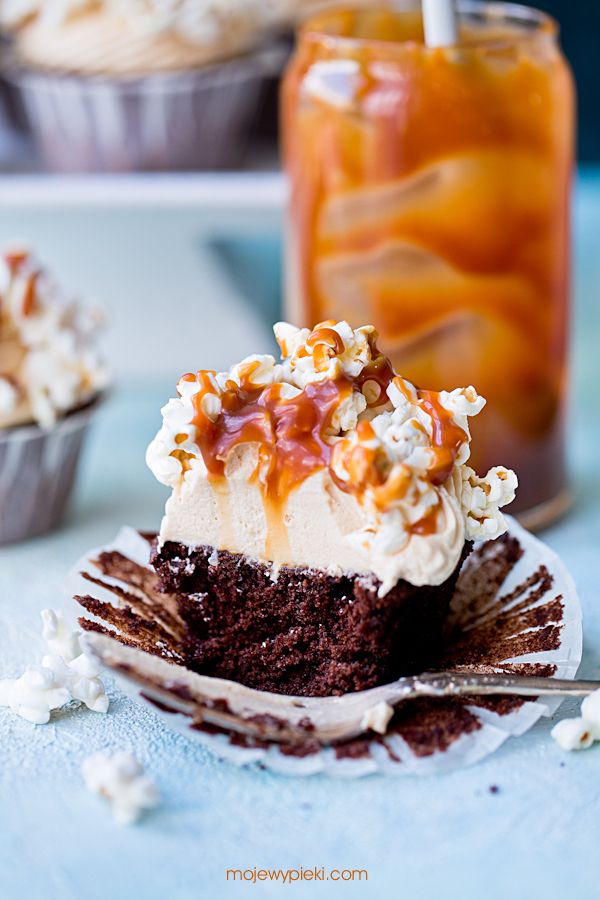 Salted caramel chocolate cupcakes