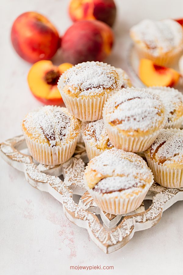 Peach ricotta cupcakes