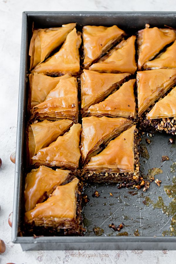 Chocolate Hazelnut Baklava