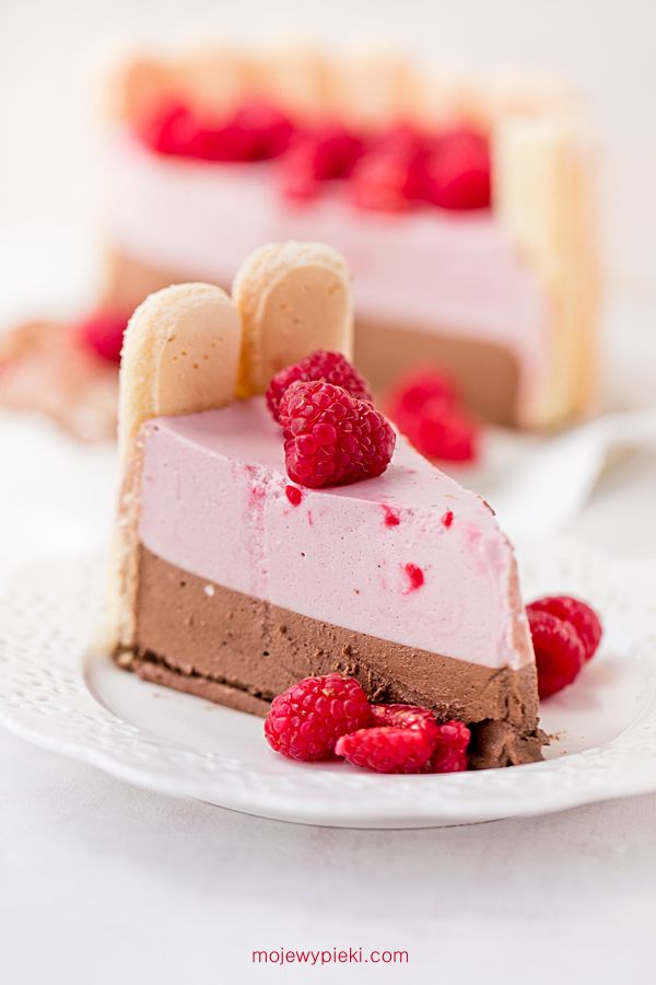 Raspberry chocolate charlotte