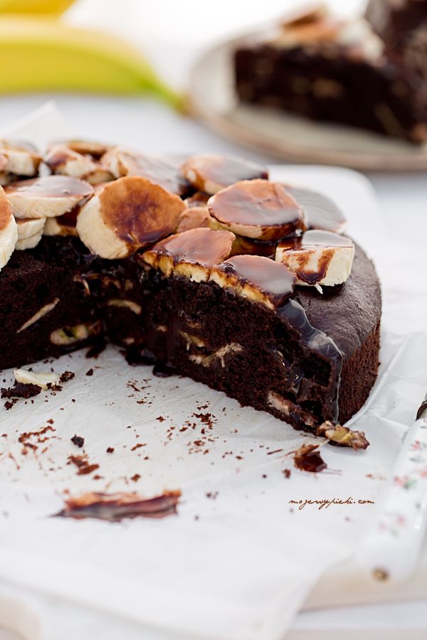 Chocolate banana cake