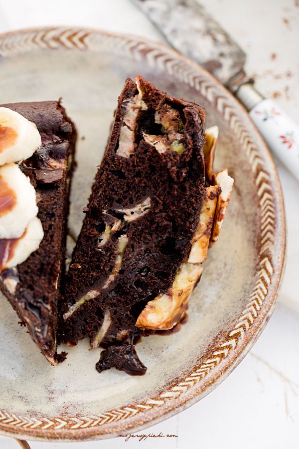 Chocolate banana cake