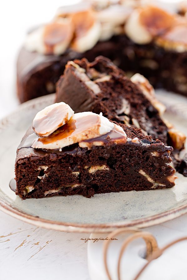 Chocolate banana cake
