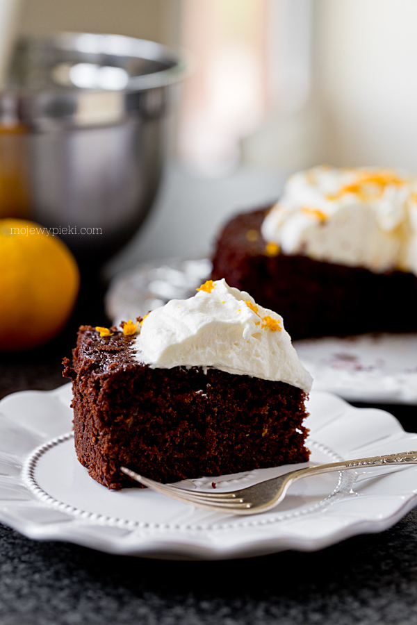 Chocolate orange marmalade cake