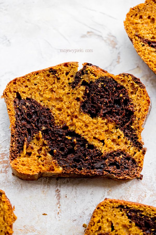 Pumpkin and chocolate cake