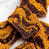 Pumpkin and chocolate cake