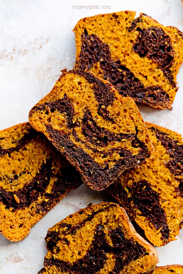 Pumpkin and chocolate cake