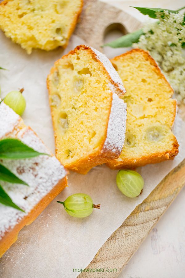 Gooseberry Yoghurt Cake