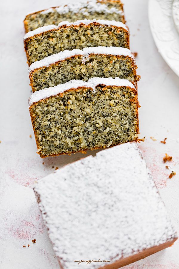 Poppy seed and coconut cake