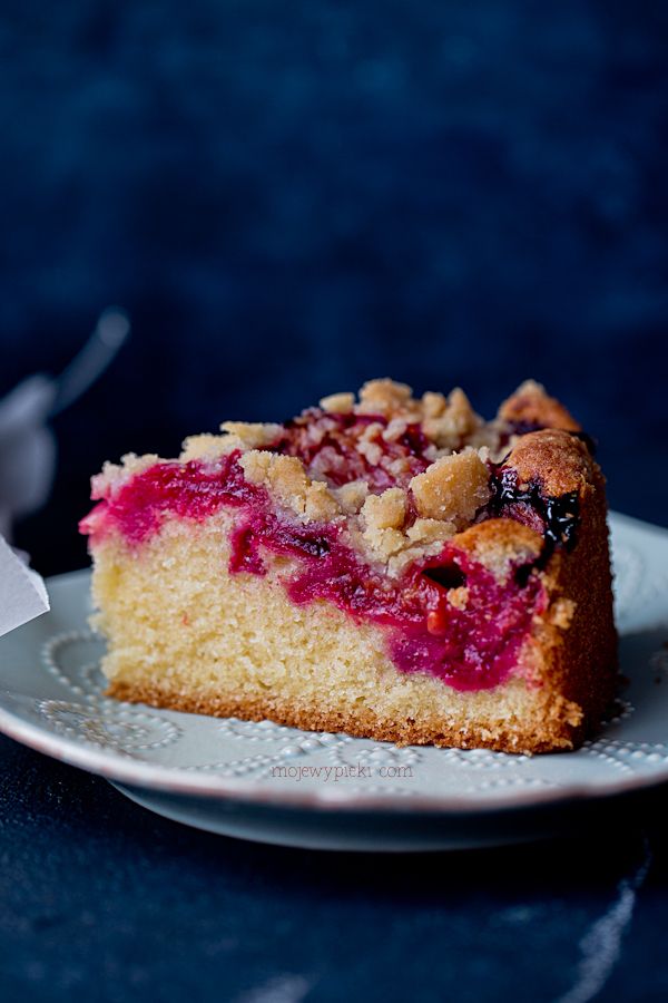 Plum Crumble Cake