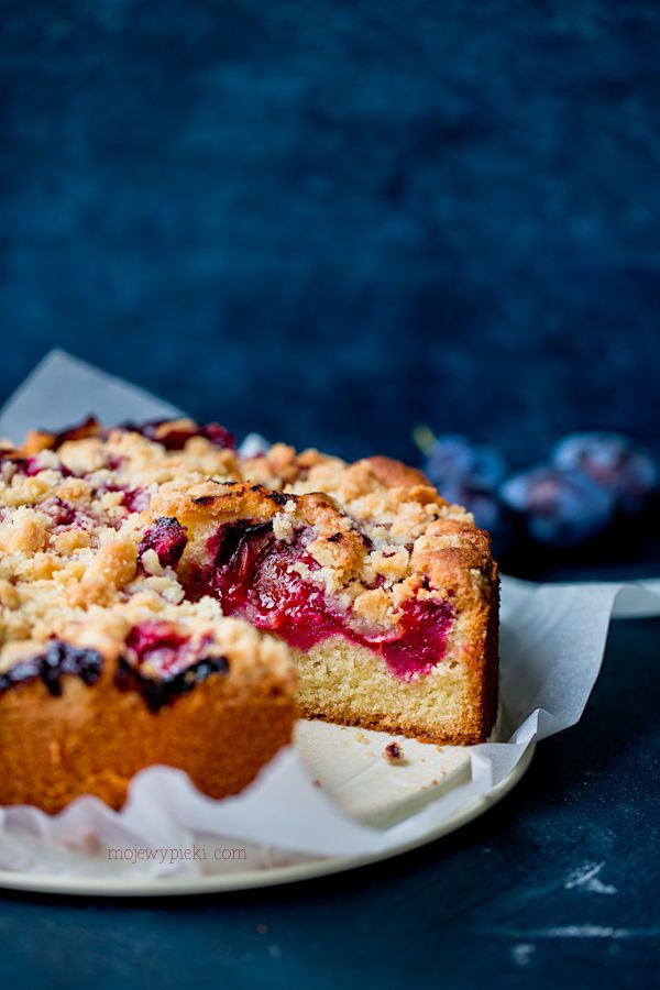 Plum Crumble Cake