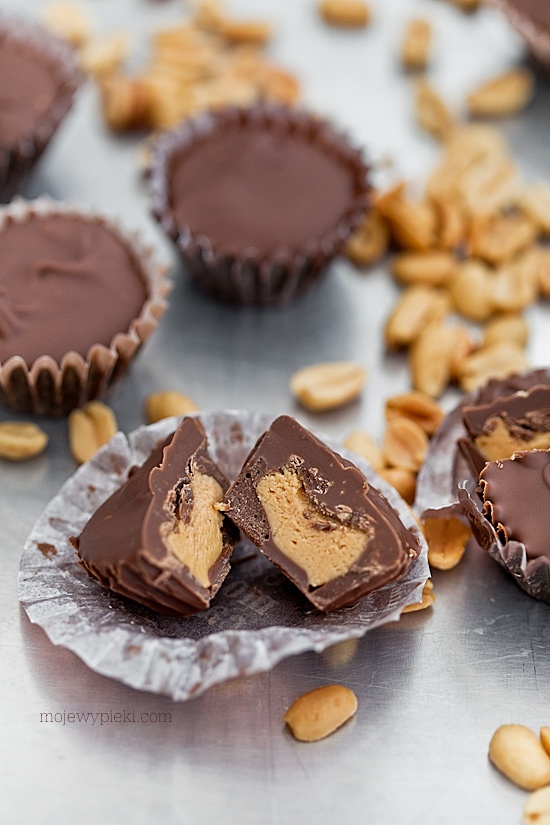 Homemade Reese’s-style peanut butter cups