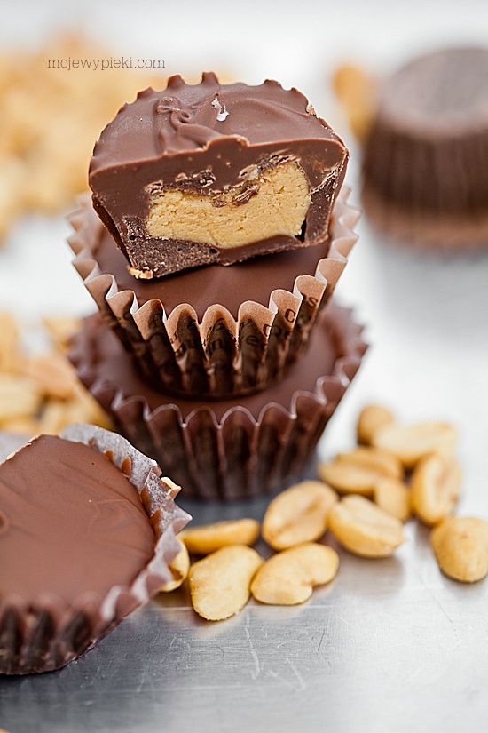 Homemade Reese’s-style peanut butter cups