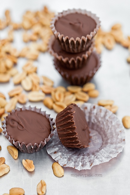 Homemade Reese’s-style peanut butter cups