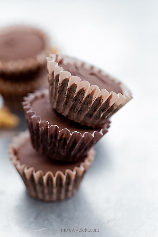 Homemade Reese’s-style peanut butter cups
