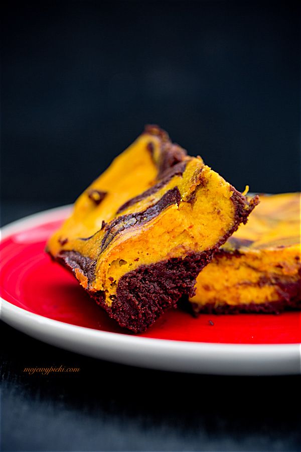 Pumpkin cheesecake brownies