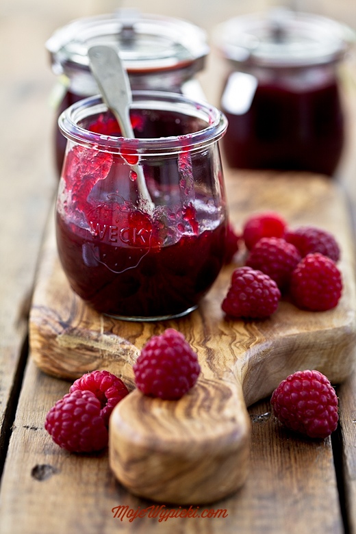 Raspberry vanilla jam