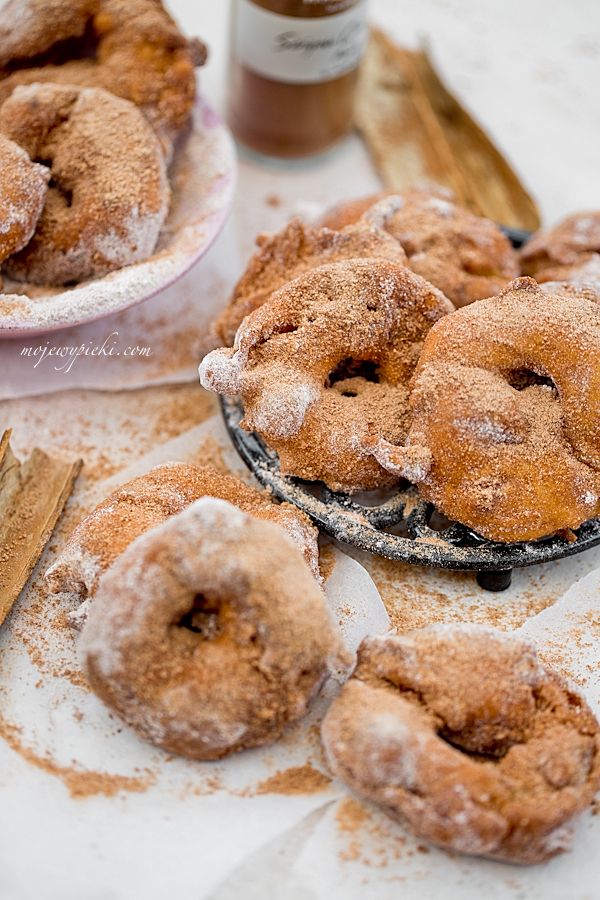 Fried apple rings