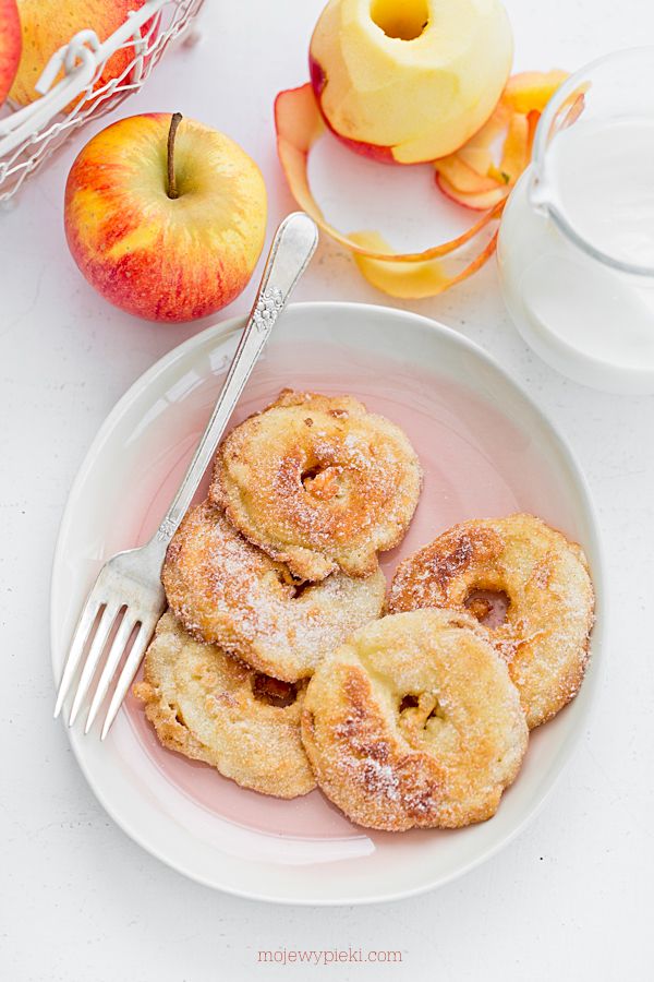 Apple ring pancakes