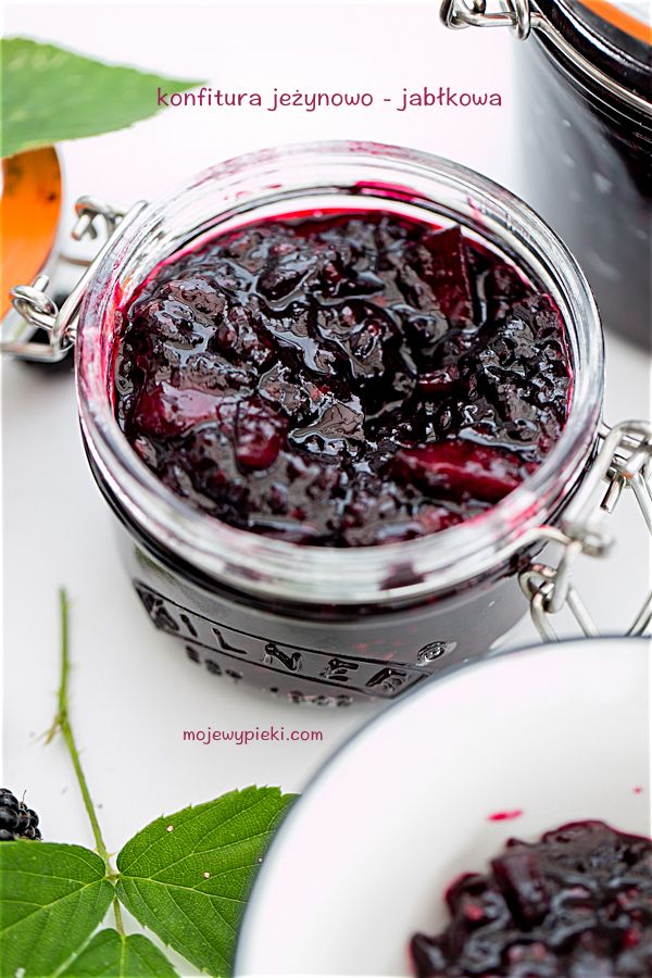 Blackberry and apple jam
