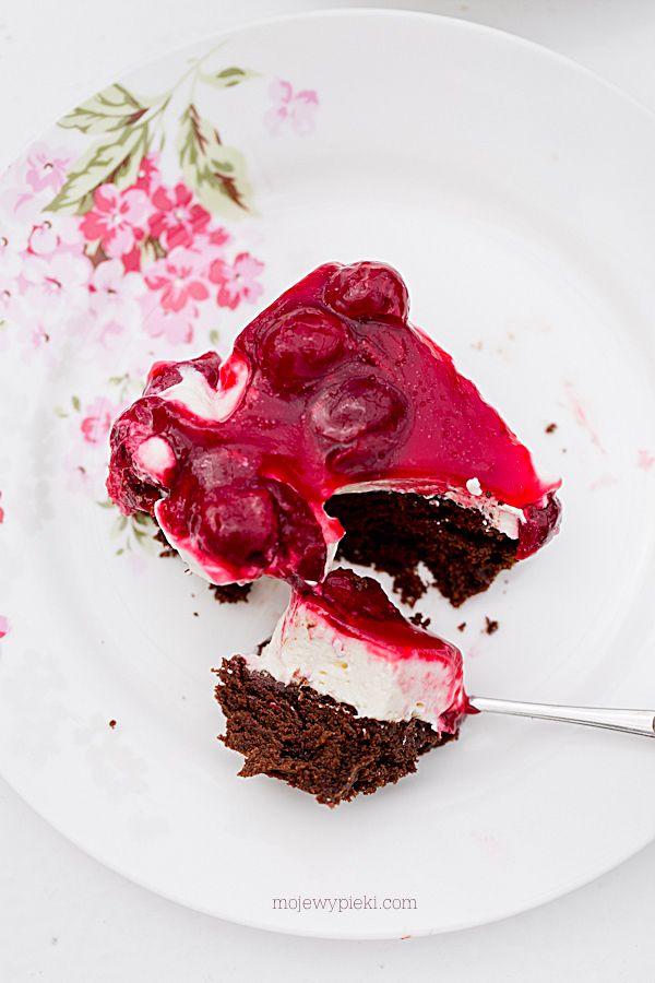 Black Forest chocolate squares