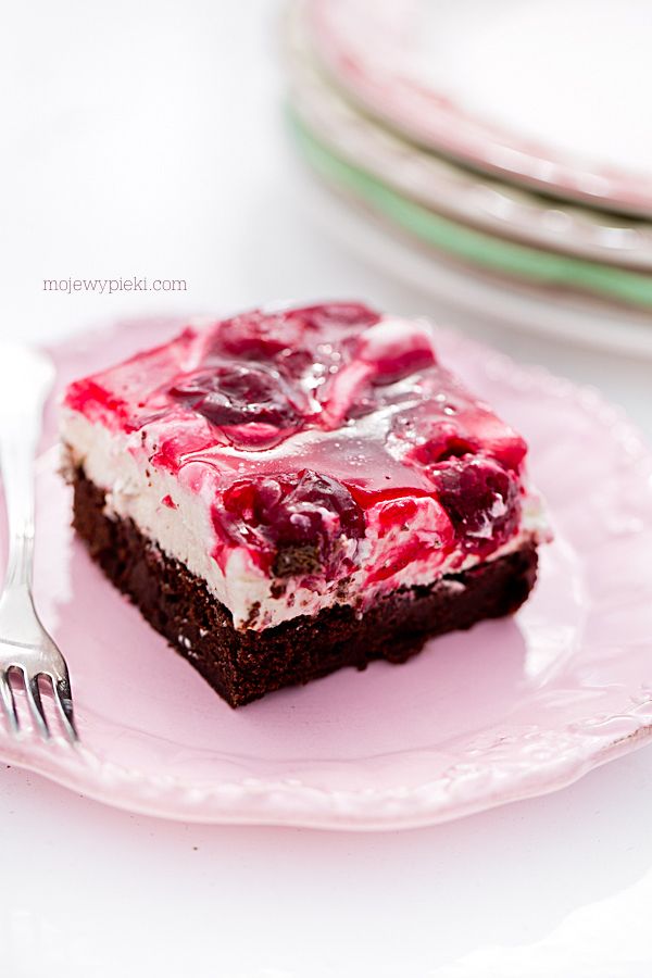 Black Forest chocolate squares