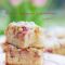 Easy rhubarb yeast cake with crumble topping