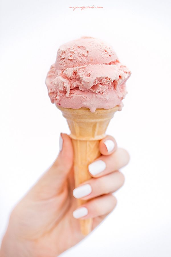 Blood orange ice cream