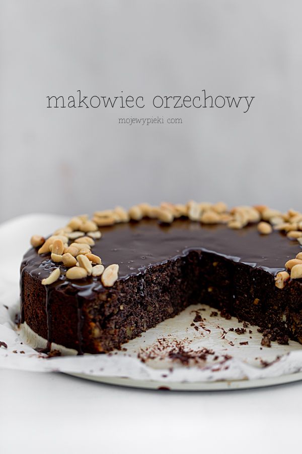 Peanut butter poppy seed cake