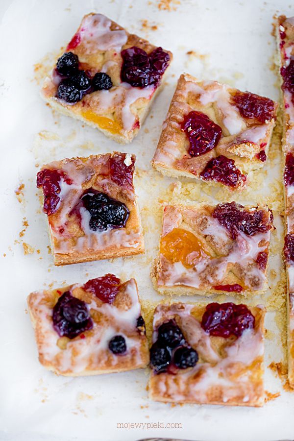 Traditional Polish royal mazurek