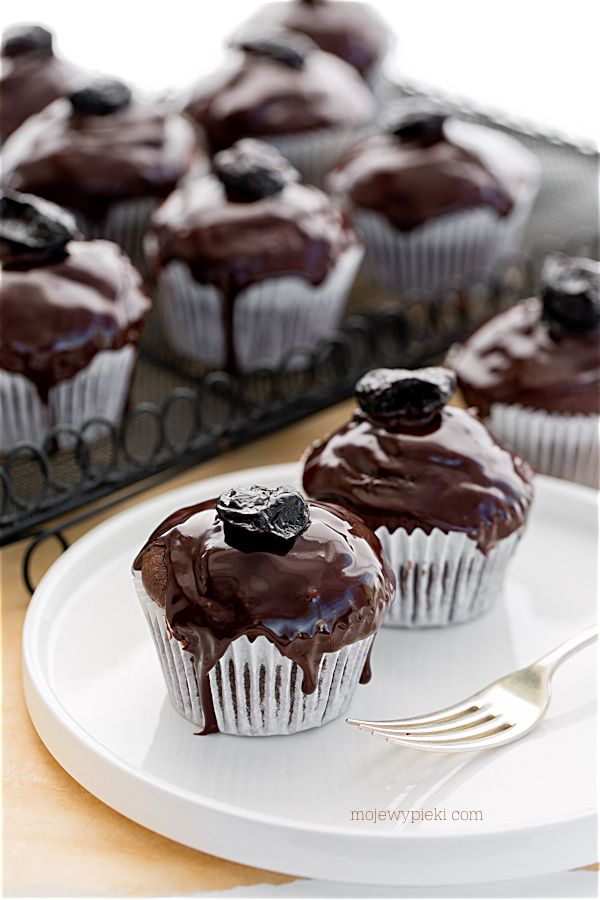 Prune in Chocolate muffins