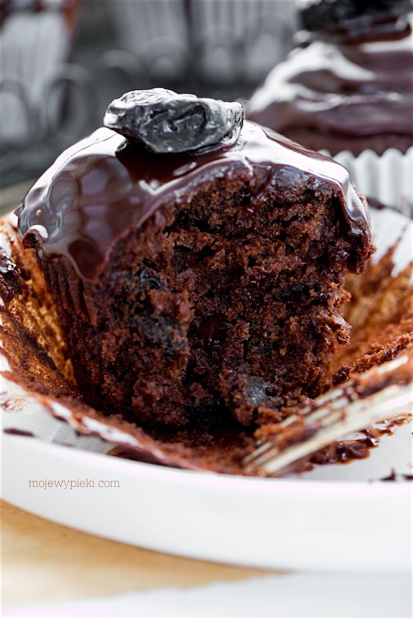 Prune in Chocolate muffins