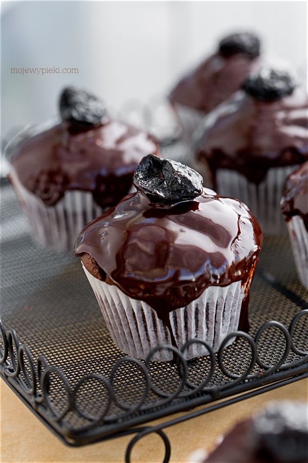 Prune in Chocolate muffins