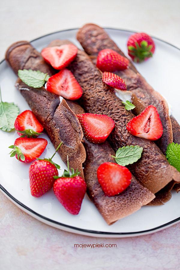 Chocolate crepes