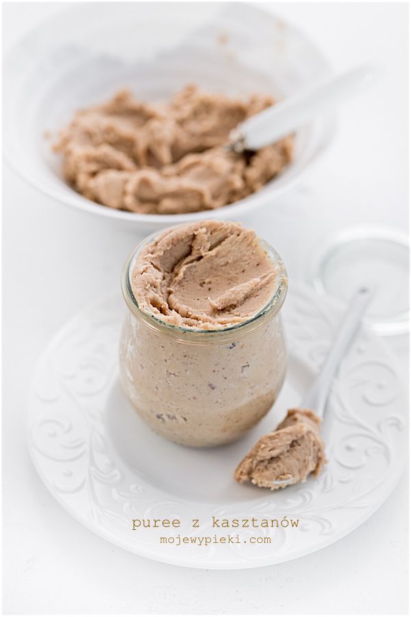 Homemade chestnut purée