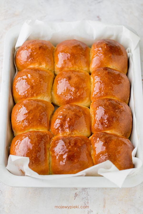 Soft honey breakfast rolls