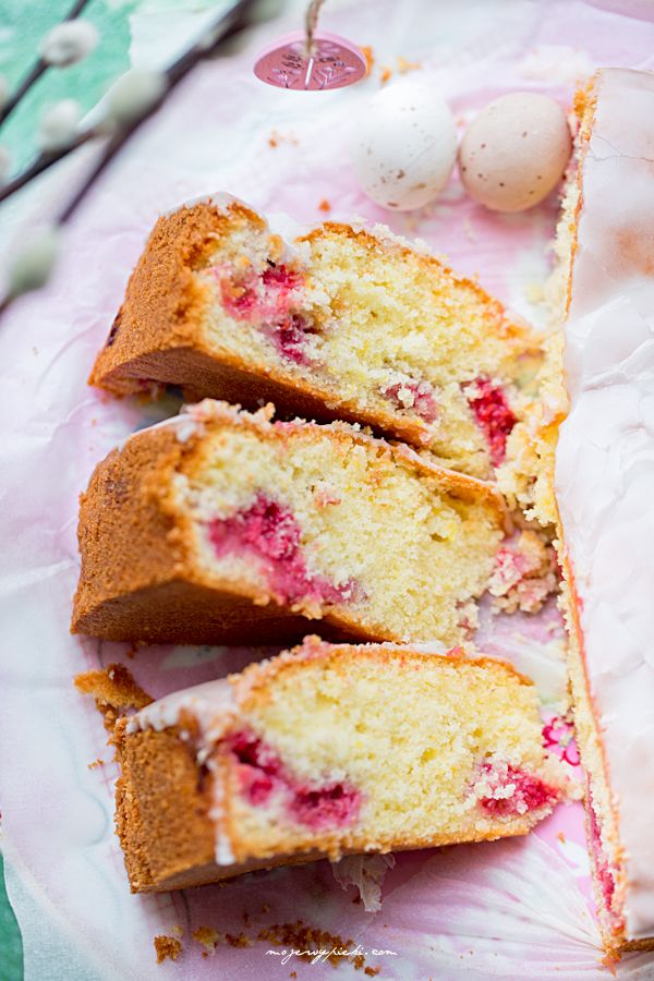 Lemon raspberry cake