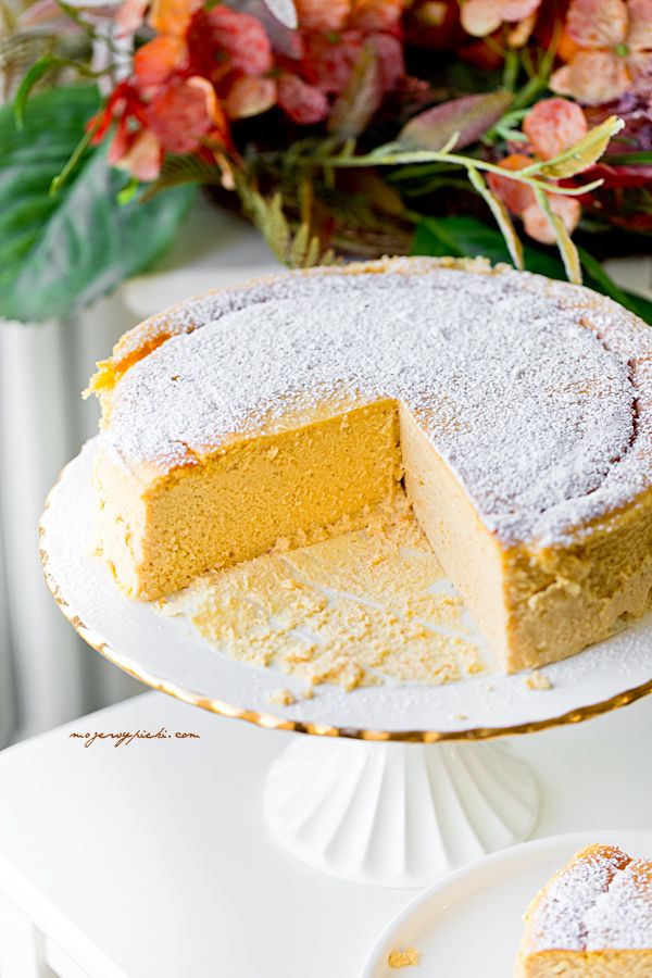 Fluffy pumpkin cheesecake