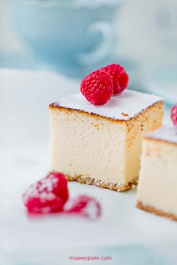 Fluffy cheesecake with milk powder