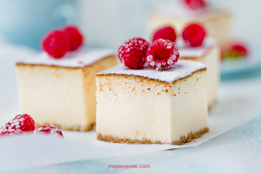 Fluffy cheesecake with milk powder