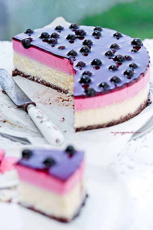 Cassis cheesecake